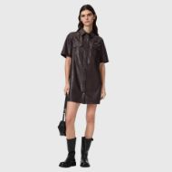 Picture of ALLSAINTS WOMEN'S ROCK DRESS OXBLOOD RED 5
