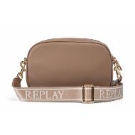 Снимка на REPLAY ДАМСКА ЧАНТА PLAIN CROSSBODY BAG DARK BEIGE 3
