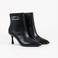 Picture of KARL LAGERFELD WOMEN'S SIENNA SIGNIA CURVE ANKLE BOOTS BLACK 2