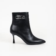 Picture of KARL LAGERFELD WOMEN'S SIENNA SIGNIA CURVE ANKLE BOOTS BLACK 1