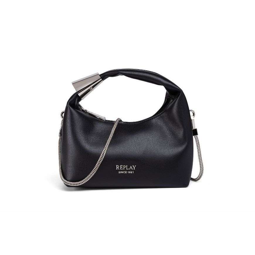 Снимка на REPLAY ДАМСКА ЧАНТА SOFT CROSSBODY BAG WITH SMALL LOGO BLACK