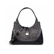 Снимка на REPLAY ДАМСКА ЧАНТА VINTAGE LOOK SHOULDER BAG WITH STUDS BLACK 1