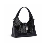 Снимка на REPLAY ДАМСКА ЧАНТА MONOGRAM PRINTED GOBELIN HOBO BAG BLACK 2