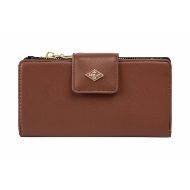 Снимка на REPLAY ДАМСКО ПОРТМОНЕ ZIP-AROUND DIAMOND LOGO PURSE BROWN 1