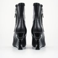 Picture of KARL LAGERFELD WOMEN'S WAVERLY MIDI ZIP BOOTS BLACK 4