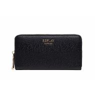 Снимка на REPLAY ДАМСКО ПОРТМОНЕ LARGE TEXTURIZED PURSE WITH LOGO BLACK 1