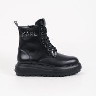 Снимка на KARL LAGERFELD ДАМСКИ БОТИ KATYA MID LACE STUDS BOOTS BLACK 1