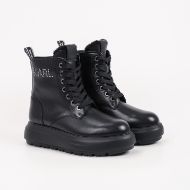 Снимка на KARL LAGERFELD ДАМСКИ БОТИ KATYA MID LACE STUDS BOOTS BLACK 2