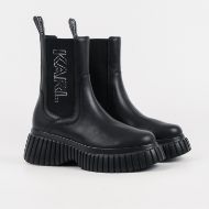 Снимка на KARL LAGERFELD ДАМСКИ БОТУШИ KREEPER WEDGE MICRO STUDS GORE BOOTS BLACK 2