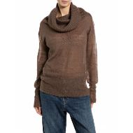 Снимка на REPLAY ДАМСКИ ПУЛОВЕР REGULAR FIT SWEATER WITH MOHAIR PANTONE 5