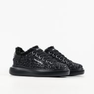 Снимка на KARL LAGERFELD ДАМСКИ СПОРТНИ ОБУВКИ KORE KARL NFT SPARKLE LOW SNEAKERS BLACK 2