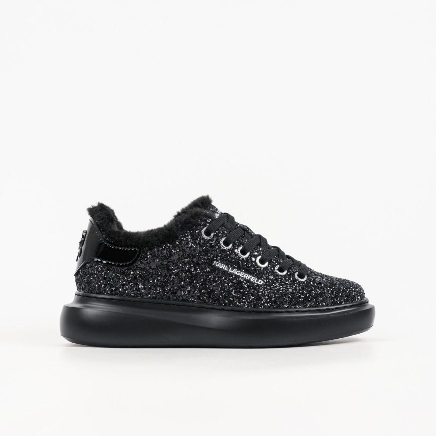 Снимка на KARL LAGERFELD ДАМСКИ СПОРТНИ ОБУВКИ KORE KARL NFT SPARKLE LOW SNEAKERS BLACK