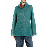 Снимка на REPLAY ДАМСКИ ПУЛОВЕР RELAXED-FIT MOHAIR BLEND SWEATER WITH HIGH NECK LAKE BLUE POTTER'S CLAY 1