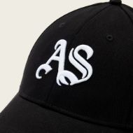 Снимка на ALLSAINTS ШАПКА GOTHIC AS LOGO BASEBALL CAP BLACK 3