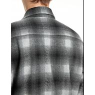 Picture of REPLAY MEN'S CHECKED WOOLEN MELTON SHIRT JACKET BLACK/LT GREY 5