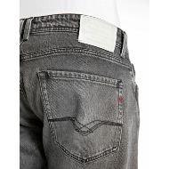 Picture of REPLAY MEN'S ROCCO COMFORT-FIT BLACK DENIM JEANS DARK GREY 8