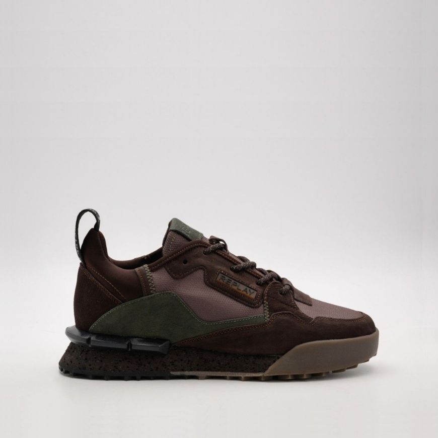 Picture of REPLAY MEN'S FIELD MELT 26 SNEAKERS DARK BROWN