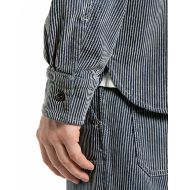 Снимка на REPLAY МЪЖКА РИЗА RELAXED REGULAR STRIPED FLOCK DENIM SHIRT INDIGO/ECRU STRIPED 5