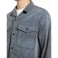 Снимка на REPLAY МЪЖКА РИЗА RELAXED REGULAR STRIPED FLOCK DENIM SHIRT INDIGO/ECRU STRIPED 4