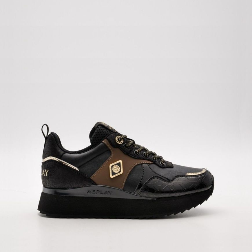 Снимка на REPLAY ДАМСКИ СПОРТНИ ОБУВКИ PENNY PATENT SNEAKERS BLACK