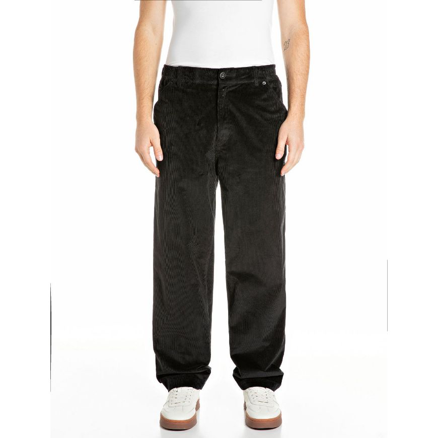 Снимка на REPLAY МЪЖКИ ПАНТАЛОН REGULAR-FIT COMFORT CORDUROY TROUSERS BLACK