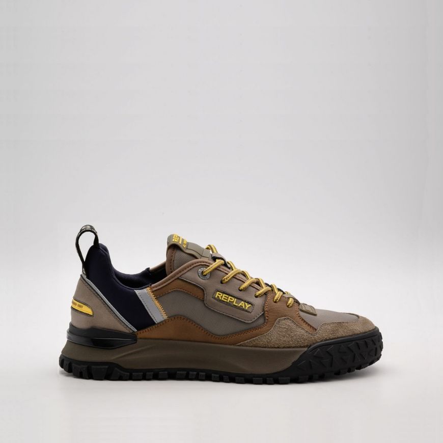 Picture of REPLAY MEN'S BLIX OUTDOOR SNEAKERS TAUPE