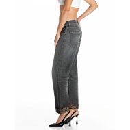 Снимка на REPLAY ДАМСКИ ДЕНИМ AUBRY AUBRY BOYFRIEND-FIT INSIDE OUT PRINT DENIM JEANS DARK GREY 4
