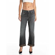 Снимка на REPLAY ДАМСКИ ДЕНИМ AUBRY AUBRY BOYFRIEND-FIT INSIDE OUT PRINT DENIM JEANS DARK GREY 1