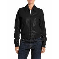 Снимка на REPLAY ДАМСКО ЯКЕ SHORT NAPPA LEATHER JACKET BLACK 1