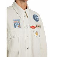 Снимка на REPLAY ДАМСКА РИЗА CANVAS SHIRT WITH PATCHES WHITE ASPARAGUS 3