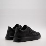 Picture of REPLAY MEN'S PULSAR CAMO LEATHER SNEAKERS BLACK 3