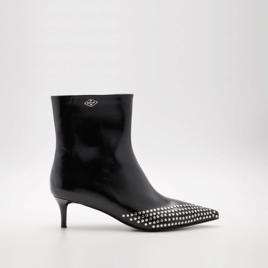 Снимка на REPLAY ДАМСКИ БОТУШИ ETOILE ROUND ANKLE BOOTS BLACK