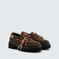 Снимка на REPLAY ДАМСКИ ЛОУФЪРИ SCARLET BOAT LEATHER LOAFERS DARK BROWN 2