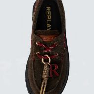 Снимка на REPLAY ДАМСКИ ЛОУФЪРИ SCARLET BOAT LEATHER LOAFERS DARK BROWN 5