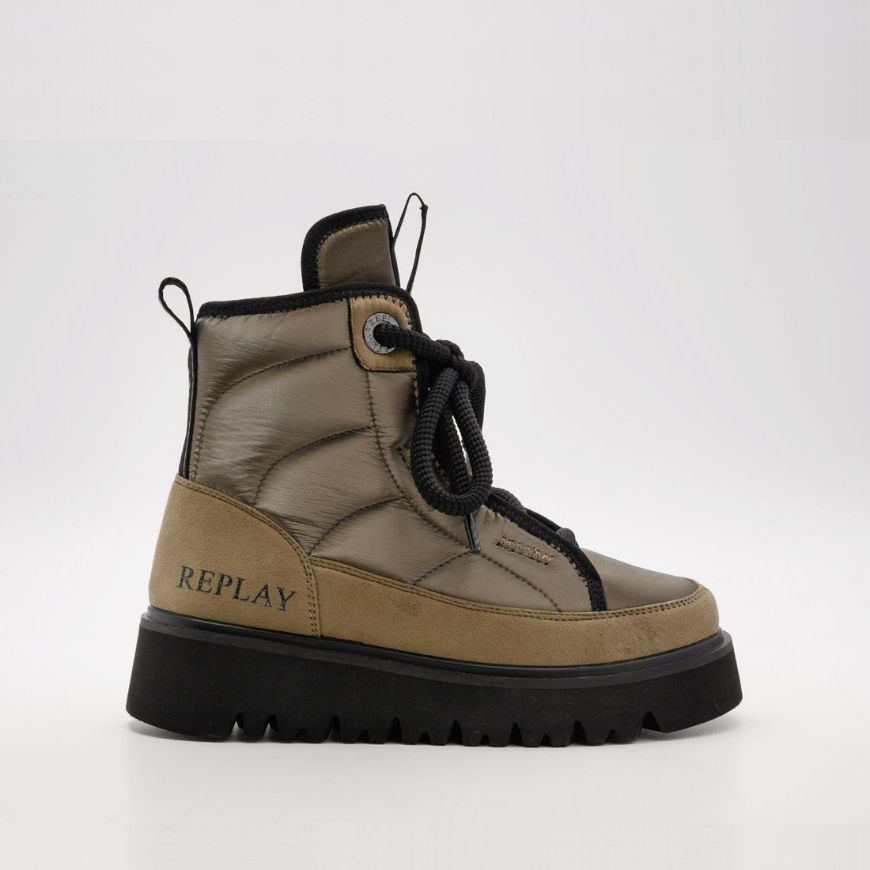 Снимка на REPLAY ДАМСКИ БОТУШИ MELROSE CAMPUS BOOTS MILITARY GREEN
