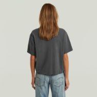 Picture of G-STAR WOMEN'S ADJUSTABLE WASHED RELAXED TOP IN DK BLACK GD 2