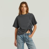 Picture of G-STAR WOMEN'S ADJUSTABLE WASHED RELAXED TOP IN DK BLACK GD 1