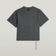 Picture of G-STAR WOMEN'S ADJUSTABLE WASHED RELAXED TOP IN DK BLACK GD 7