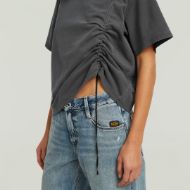 Picture of G-STAR WOMEN'S ADJUSTABLE WASHED RELAXED TOP IN DK BLACK GD 3
