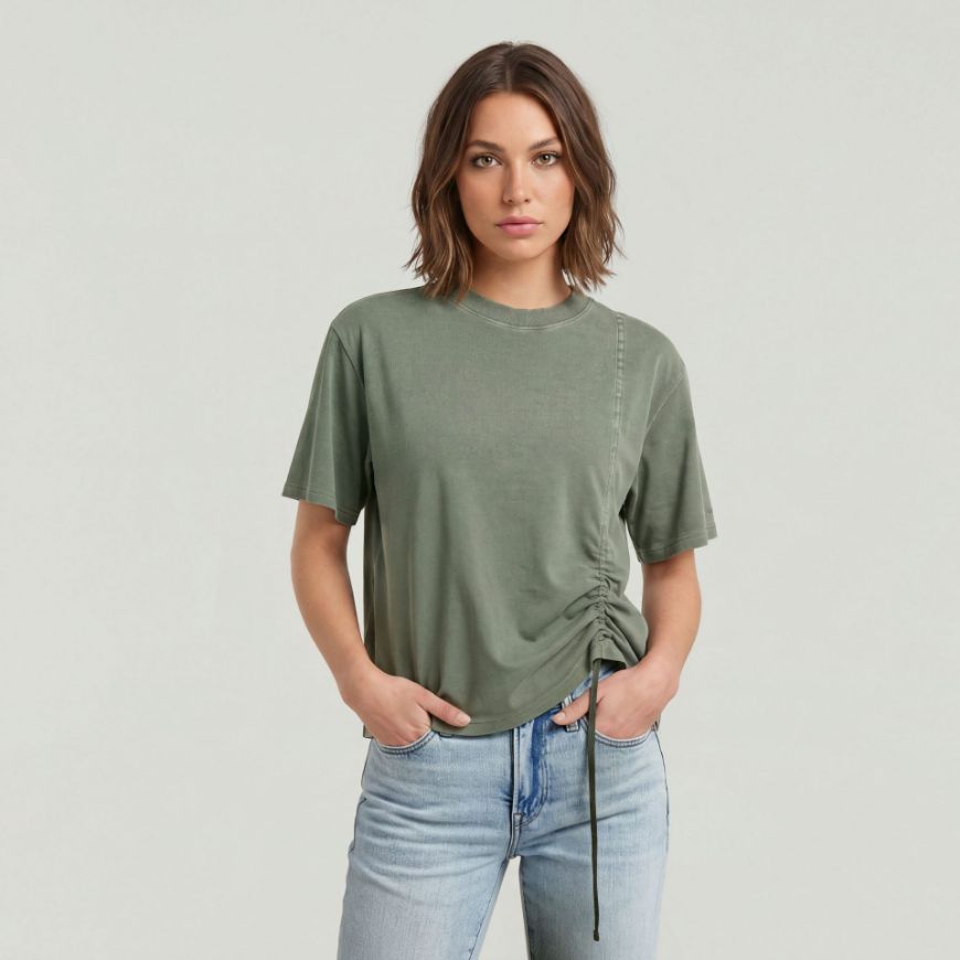 Picture of G-STAR WOMEN'S ADJUSTABLE WASHED RELAXED TOP IN ORPHUS GD