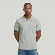 Picture of G-STAR MEN'S CORE REGULAR JACQUARD POLO IN PALE GREEN 1
