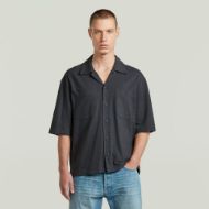 Picture of G-STAR MEN'S RELAXED TAILORED JERSEY SHIRT IN PETROL 1