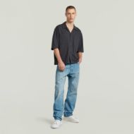 Picture of G-STAR MEN'S RELAXED TAILORED JERSEY SHIRT IN PETROL 5