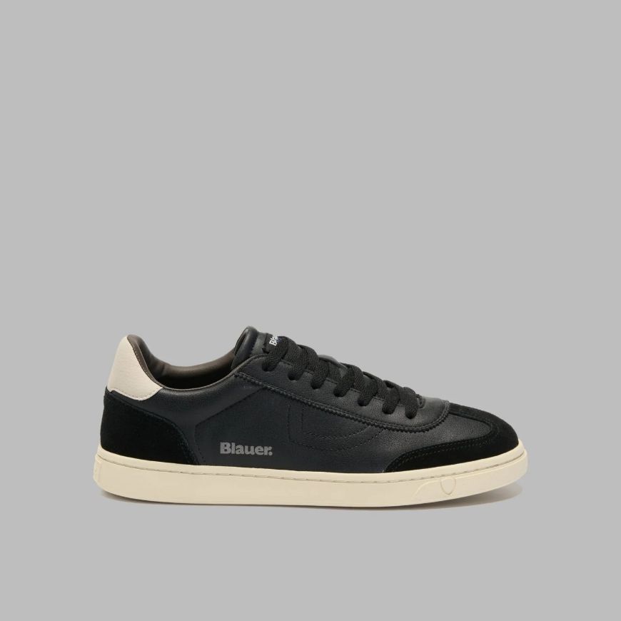 Picture of BLAUER MEN'S LOWELL03.LES SNEAKER BLACK/CREAM