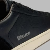 Picture of BLAUER MEN'S LOWELL03.LES SNEAKER BLACK/CREAM 4