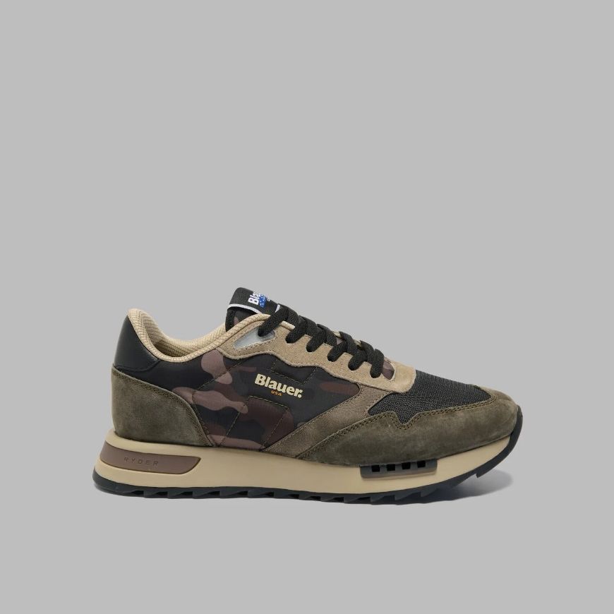 Снимка на BLAUER МЪЖКИ СПОРТНИ ОБУВКИ RYDER01.CAM SNEAKER CAMOUFLAGE
