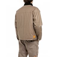Picture of REPLAY INC. COATED CANVAS JACKET WITH POCKETS DEEP KHAKI 2