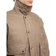 Picture of REPLAY INC. COATED CANVAS JACKET WITH POCKETS DEEP KHAKI 3