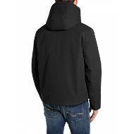 Picture of REPLAY MEN'S POLY TWILL HOODED JACKET WITH POCKETS BLACK 2