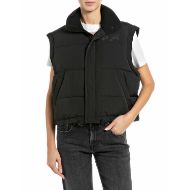 Снимка на REPLAY ДАМСКО ЯКЕ BOXY-FIT 2-IN-1 CRINKLE NYLON JACKET BLACK 3